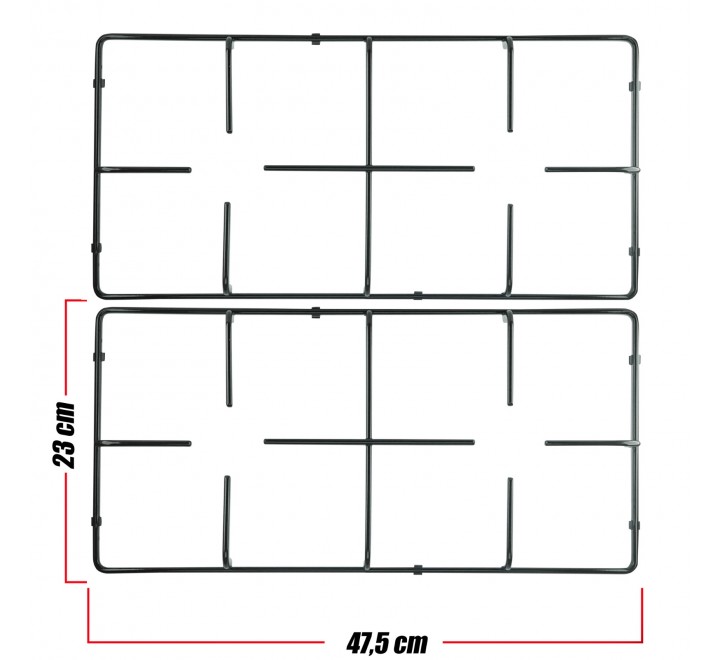 Beko Üst Ocak Gözü Izgara Grubu 47,5 X 27 CM ( 2 adet )